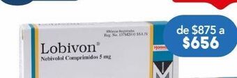 Farmacia San Pablo Lobivon 28 comprimidos caja clorhidrato de nebivolol 5 mg oferta