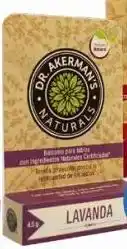 Farmacia San Pablo Dr. akerman´s naturals balsamo para labios con manteca de karité y aceite de coco sabor lavanda 4.5 g pomada stick oferta