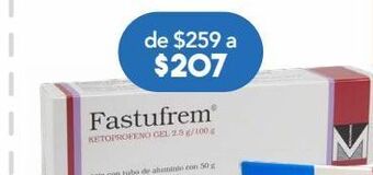 Farmacia San Pablo Fastufrem 50 g gel tubo ketoprofeno 2.5 g oferta
