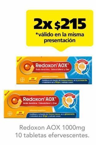 Farmacia San Pablo Redoxon aox sabor naranja 10 tableta tubo ácido ascórbico 1000 mg oferta