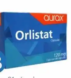 Farmacia San Pablo Orlistat 120 mg aurax 84 cápsulas caja oferta