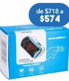 Farmacia San Pablo Choicemmed oximetro de pulso digital incluye funda 1 pieza caja oferta