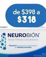 Neurobion regular 60 tabletas caja vitamina b1 tiamina 100 mg