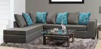 Muebles Dico Sala modular izquierda chelsy gris oferta