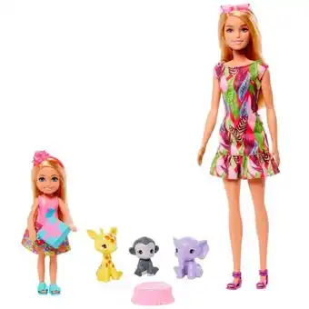 Mattel barbie dha chelsea & barbie animales de selva gtm82