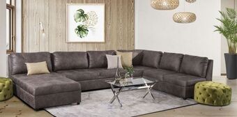 Muebles Dico Sala gea montana café 4 piezas oferta