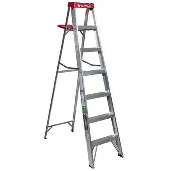 Sears Escalera de aluminio tipo tijera (6 escalones) cuprum c-2312-07n oferta