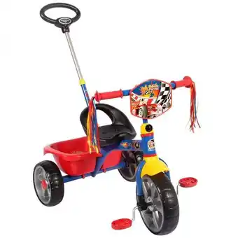 Triciclo apache deluxe pushbar big tipper