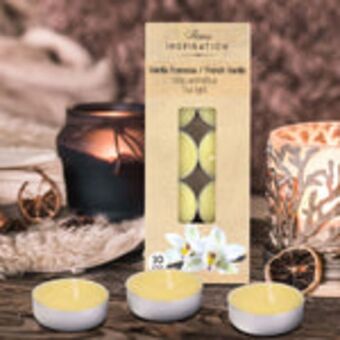Vela tea light vainilla francesa