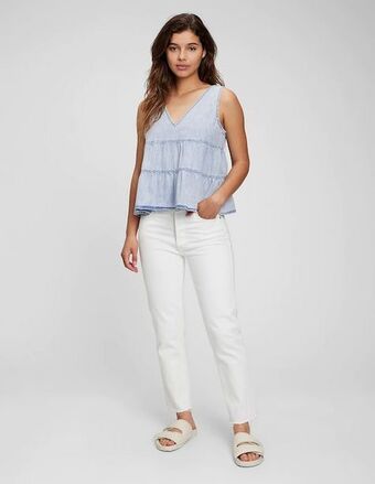 GAP Blusa gap sin manga para mujer oferta