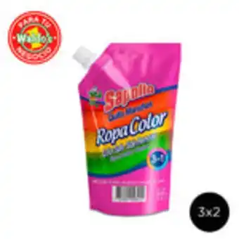 Waldos Wow! sapolio quitamanchas para ropa color, doypack, 450 ml ¡3 x 2! oferta