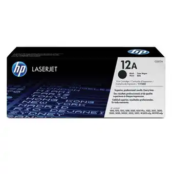 Toner laser hp 12a negro original q2612a