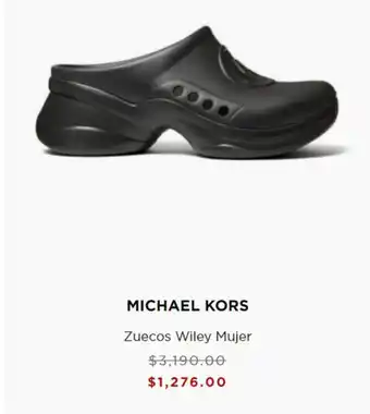 Michael Kors Zuecos Wiley Mujer