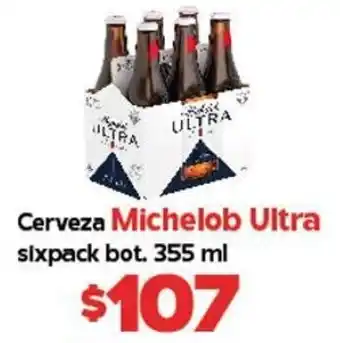 Cerveza Michelob Ultra sixpack bot. 355ml