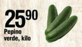 Pepino Verde, kilo