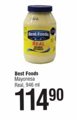 Smart & Final Best Foods Mayonesa Real, 946ml oferta