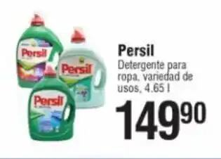 Persil Detergente para Ropa, variedad de usos, 4.65L