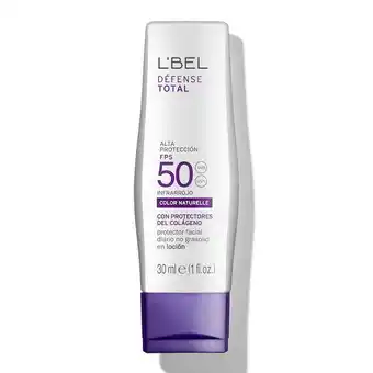 L'Bel Défense total protector solar facial con color oferta