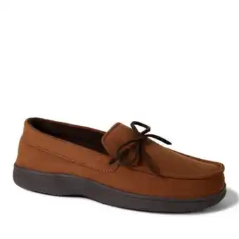 Pantuflas para hombre xxg de microgamuza cozy mountain™ color castaña, talla 31-32