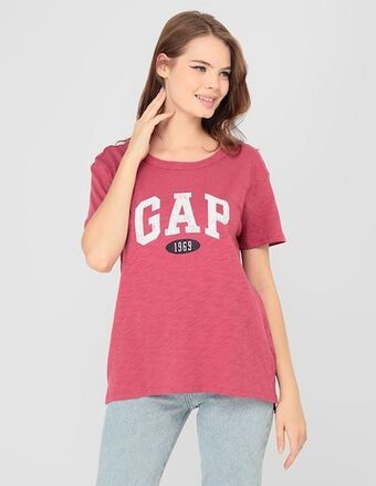 GAP Playera gap cuello redondo para mujer oferta