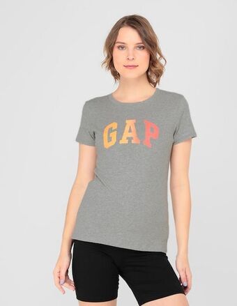 GAP Playera gap cuello redondo para mujer oferta