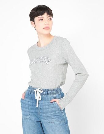 GAP Playera cuello redondo para mujer oferta