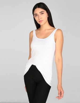GAP Playera cuello redondo para mujer oferta