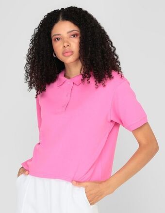 GAP Playera gap cuello polo para mujer oferta