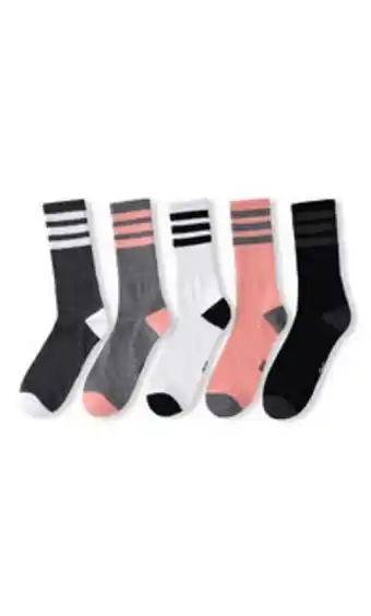 Set de 5 calcetines multicolor largos rayas
