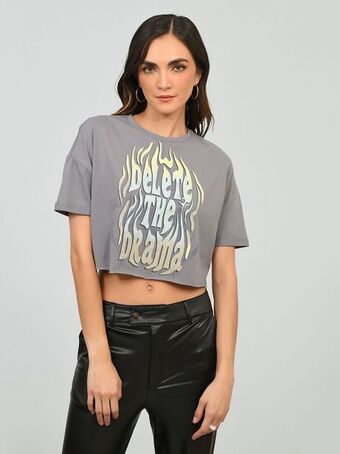 Cuidado con el Perro Playera manga corta estampada oferta