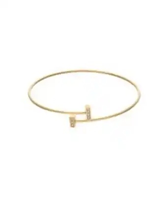Joyerías Bizzarro Pulsera de oro amarillo 14k con zirconias oferta