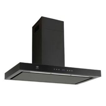 El Bodegón Campana extractora avera 90 cm de pared negro cen90 oferta
