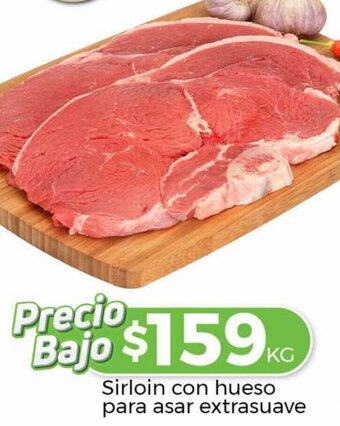 HEB Sirloin con Hueso para Asar Extrasuave oferta