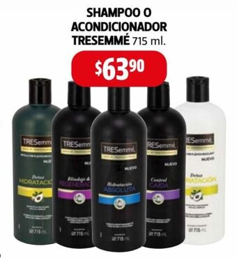 Shampoo o Acondicionador Tresemmé 715ml