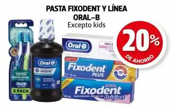 Farmacias Guadalajara Pasta Fixodent y Línea Oral-B excepto kids oferta