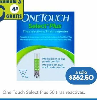 Farmacia San Pablo One touch select plus tiras reactivas oferta