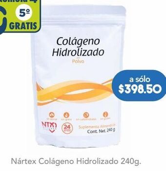 Farmacia San Pablo Ntx colágeno hidrolizado polvo auxiliar en huesos, articulaciones, uñas y cabello oferta
