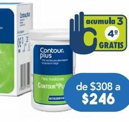 Farmacia San Pablo Contour plus diabetes tiras reactivas oferta
