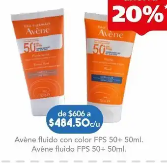 Farmacia San Pablo Avène fluido con color fps 50+ 50ml oferta