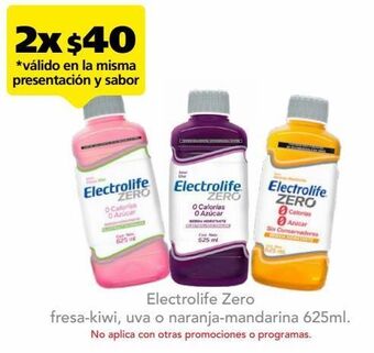Farmacia San Pablo Electrolife zero bebida rehidratante sabor fresa kiwi oferta