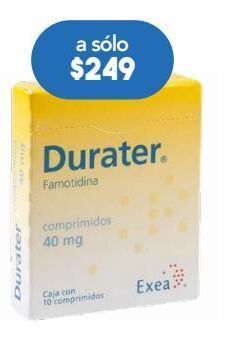 Farmacia San Pablo Durater 10 comprimidos caja oferta