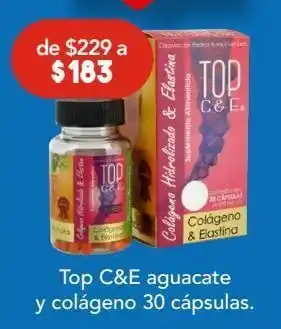 Farmacia San Pablo Top naturista c&e suplemento alimenticio persea americana con frutas y verduras oferta