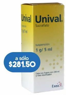 Farmacia San Pablo Unival 230 ml suspensión frasco dosificador oferta