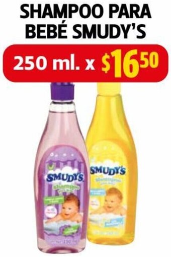 Farmacias Guadalajara Shampoo para Bebé Smudy's 250ml oferta