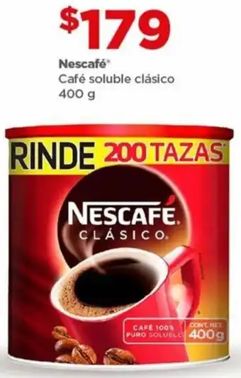 Bodega Aurrerá Nescafé Café Soluble Clássico 400g oferta