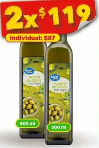 Bodega Aurrerá Aceite de Oliva 500ml oferta