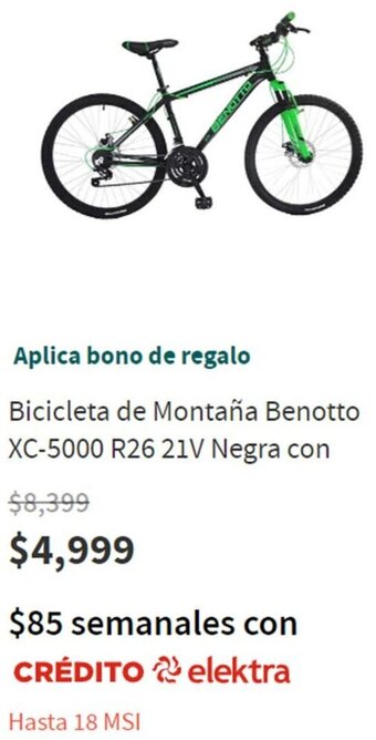 Bicicleta de Montaña Benotto