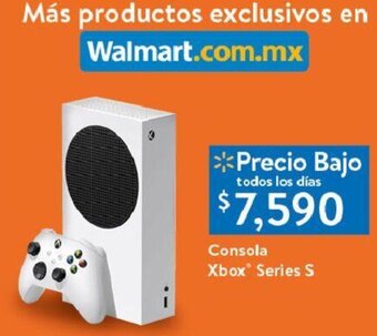 Walmart Consola Xbox Series S oferta
