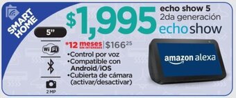 Chedraui Echo Show 5 2da Generación oferta
