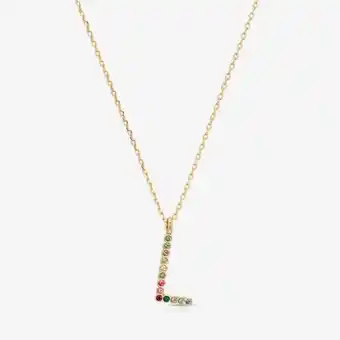 Yanbal Collar inicial multicolor "l" oferta